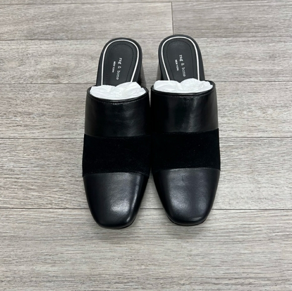 Rag & Bone Millie Mule Black 6 nwt - Picture 2 of 8